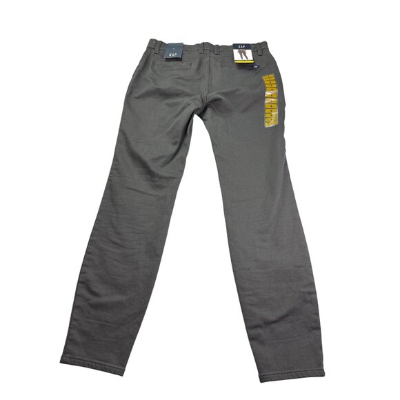 Gap Stretch Skinny Charcoal Gray Pants Size 8 New - Picture 2 of 5